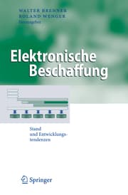 Cover von Elektronische Beschaffung