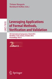 Cover von Leveraging Applications of Formal Methods, Verification and Validation