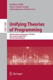 Cover von Unifying Theories of Programming