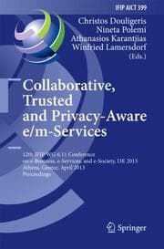 Cover von Collaborative, Trusted and Privacy-Aware e/m-Services