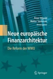 Cover von Neue europäische Finanzarchitektur