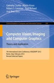 Cover von Computer Vision, Imaging and Computer Graphics - Theory and Applications