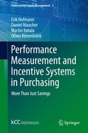 Cover von Performance Measurement and Incentive Systems in Purchasing