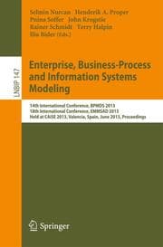 Cover von Enterprise, Business-Process and Information Systems Modeling