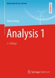 Cover von Analysis 1