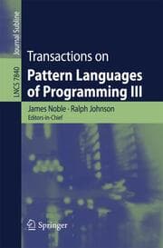Cover von Transactions on Pattern Languages of Programming III