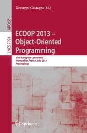 Cover von ECOOP 2013 -- Object-Oriented Programming