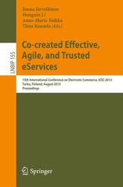 Cover von Co-created Effective, Agile, and Trusted eServices