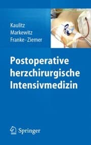 Cover von Postoperative herzchirurgische Intensivmedizin