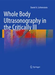 Cover von Whole Body Ultrasonography in the Critically Ill