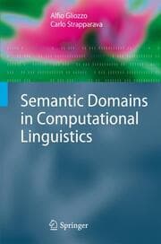 Cover von Semantic Domains in Computational Linguistics