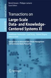 Cover von Transactions on Large-Scale Data- and Knowledge-Centered Systems XI
