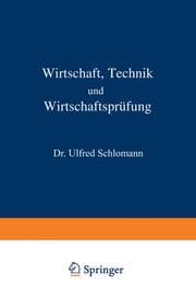 Cover von Wirtschaft Technik und Wirtschaftsprüfung