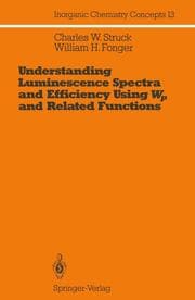 Cover von Understanding Luminescence Spectra and Efficiency Using Wp and Related Functions