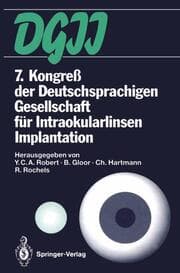 Cover von 7.Kongreß der Deutschsprachigen Gesellschaft für Intraokularlinsen Implantation