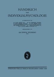 Cover von Handbuch der Individualpsychologie
