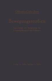 Cover von Bewegungsstudien