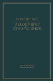 Cover von Allgemeine Staatslehre