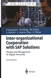 Cover von Inter-organizational Cooperation with SAP Solutions