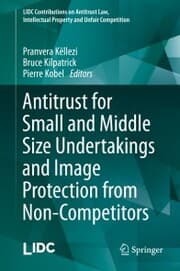 Cover von Antitrust for Small and Middle Size Undertakings and Image Protection from Non-Competitors