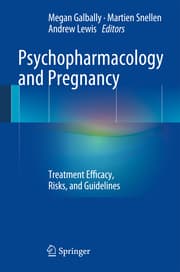 Cover von Psychopharmacology and Pregnancy