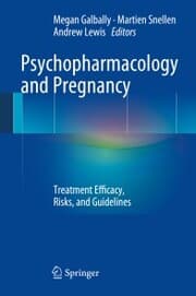 Cover von Psychopharmacology and Pregnancy