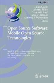 Cover von Open Source Software: Mobile Open Source Technologies