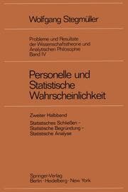 Cover von Personelle und Statistische Wahrscheinlichkeit