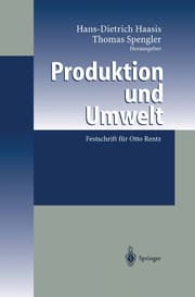 Cover von Produktion und Umwelt