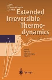 Cover von Extended Irreversible Thermodynamics