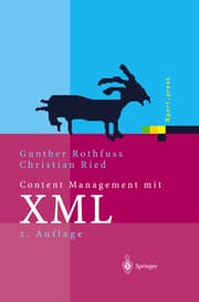 Cover von Content Management mit XML