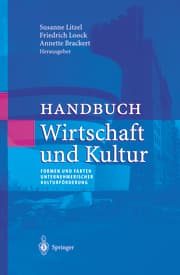 Cover von Handbuch Wirtschaft und Kultur