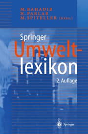 Cover von Springer Umweltlexikon