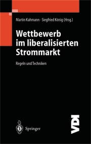 Cover von Wettbewerb im liberalisierten Strommarkt