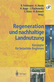 Cover von Regeneration und nachhaltige Landnutzung