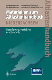 Cover von Altlastenhandbuch des Landes Niedersachsen Materialienband