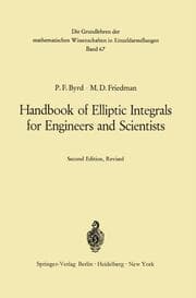 Cover von Handbook of Elliptic Integrals for Engineers and Scientists