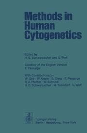 Cover von Methods in Human Cytogenetics