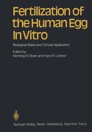 Cover von Fertilization of the Human Egg In Vitro