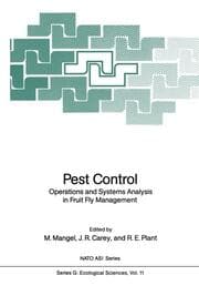Cover von Pest Control: Operations and Systems Analysis in Fruit Fly Management