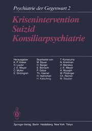 Cover von Krisenintervention Suizid Konsiliarpsychiatrie