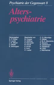 Cover von Alterspsychiatrie