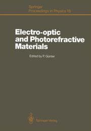 Cover von Electro-optic and Photorefractive Materials