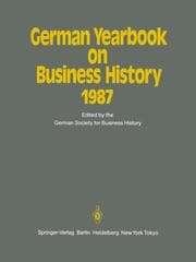 Cover von German Yearbook on Business History 1987