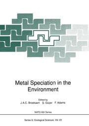Cover von Metal Speciation in the Environment