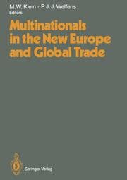 Cover von Multinationals in the New Europe and Global Trade