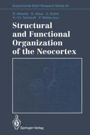Cover von Structural and Functional Organization of the Neocortex