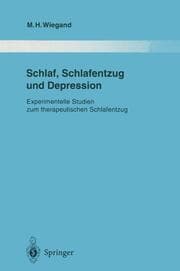 Cover von Schlaf, Schlafentzug und Depression