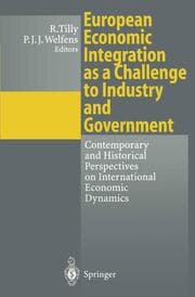 Cover von European Economic Integration as a Challenge to Industry and Government