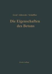 Cover von Die Eigenschaften des Betons